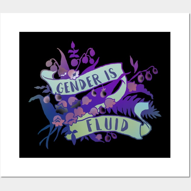 Gender Is Fluid Wall Art by FabulouslyFeminist